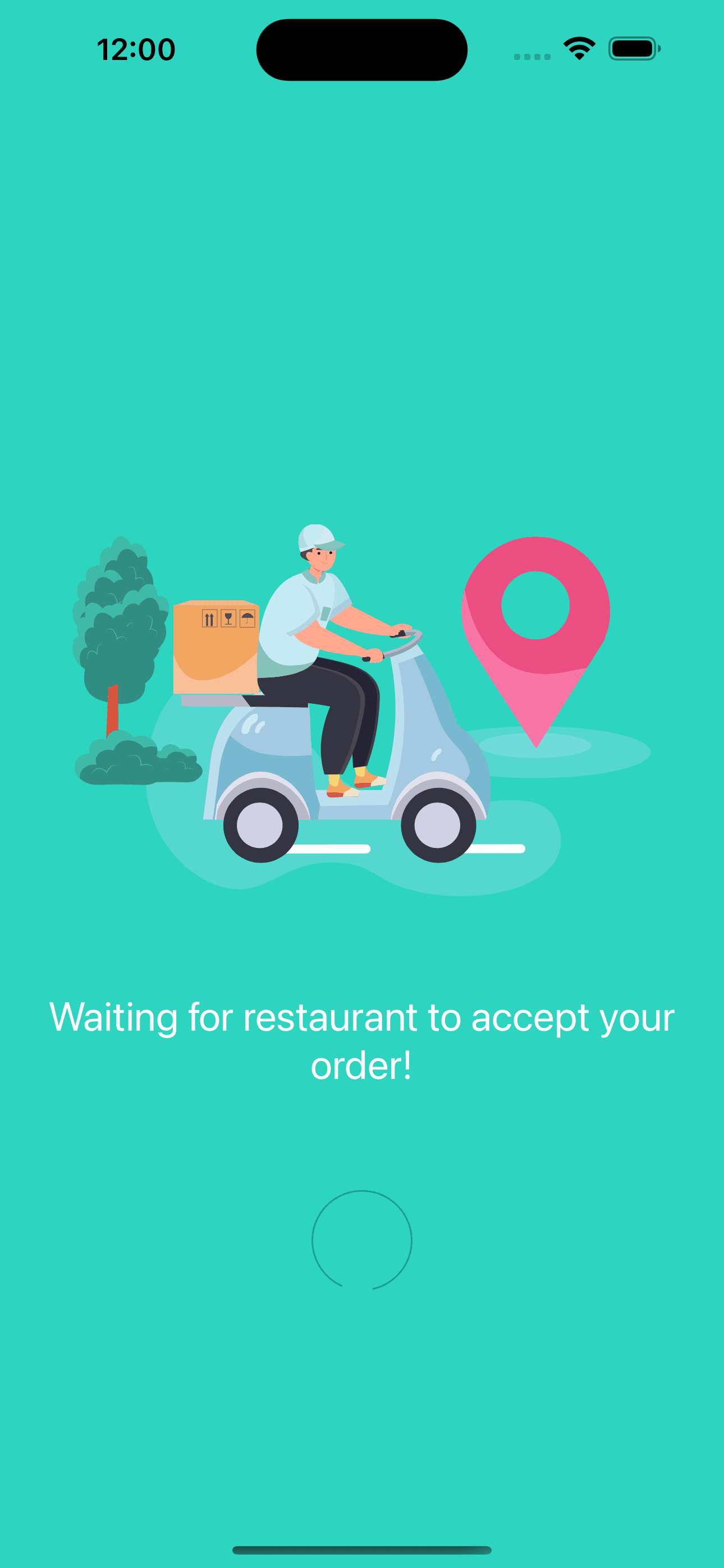 Anetly order confirmation screen